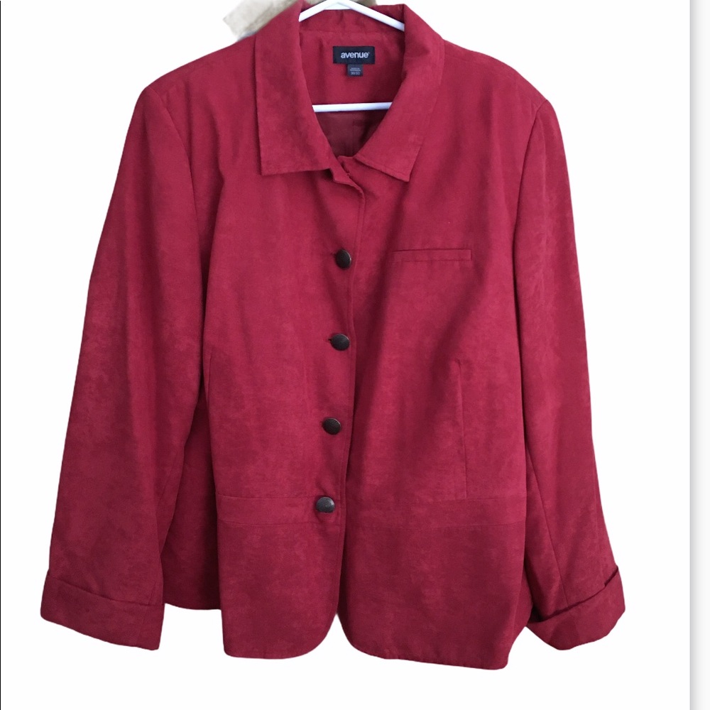 Red Avenue Jacket, Women’s Plus Size 32W